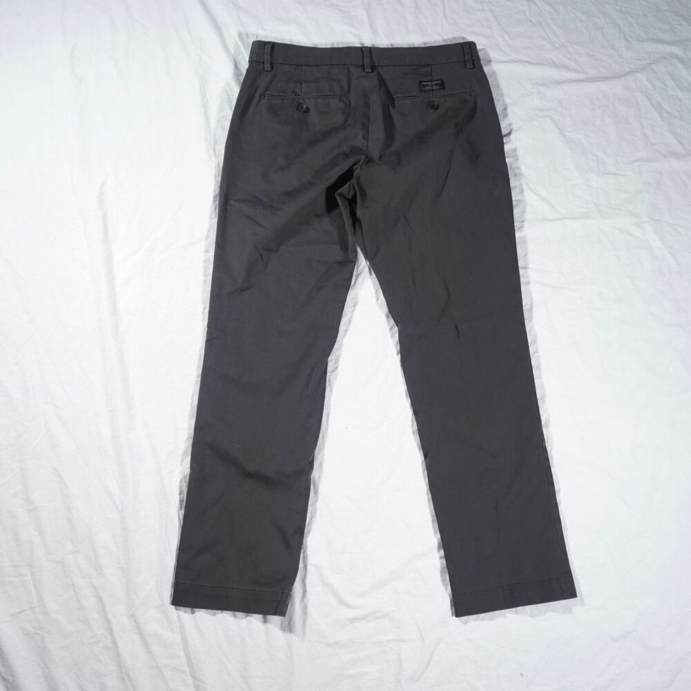Banana Republic Aiden Chino Pants Dark Grey 32x30 - Picture 7 of 9